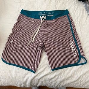RVCA Performance Stretch mens boardshorts with pocket